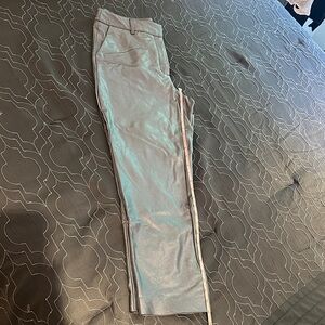 Women metallic commando pants